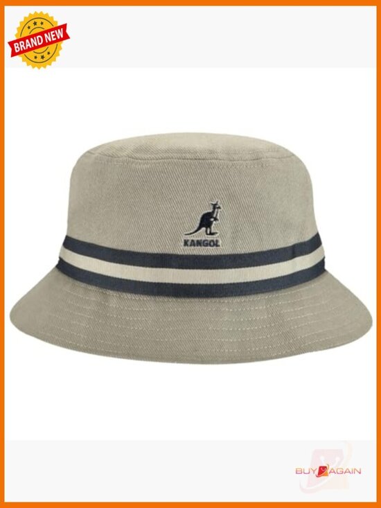 Bucket Hat - Classic Cotton, Adjustable, Sun Protection, Striped, Spring/Summer main image 4